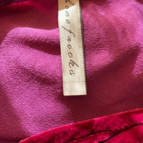 Homefrocks Silk Velvet Womens Tunic High Low Hemline - Picture 8 of 15